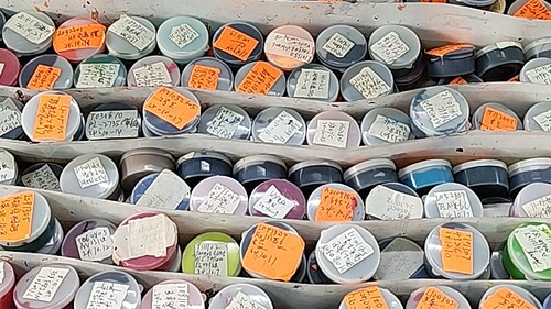 彩圣胶印油墨 30克胶印油墨样品 印纸油墨测试小样 包邮