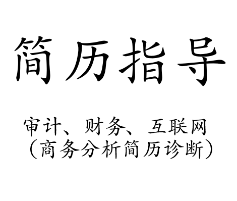 审计财务商业分析会计四大八大简历模板简历修改简历指导