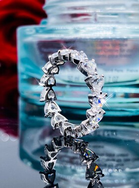 银镀钻戒PRINGXY铂金温柔