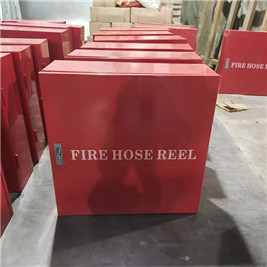 消防软管卷盘箱 红色消火栓箱不锈钢消防箱自救式卷盘消防箱