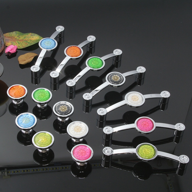 锌合金柜门拉手欧式现代简约家具拉手抽屉橱衣柜仿古银色亮铬把手