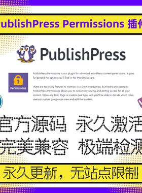 PublishPress Permissions Pro插件 WP内容限制 PublishPress扩展