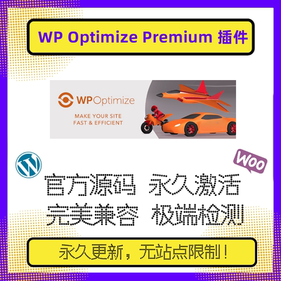 WP Optimize Premium 插件 WP加速插件 网站清理插件 WP优化插件
