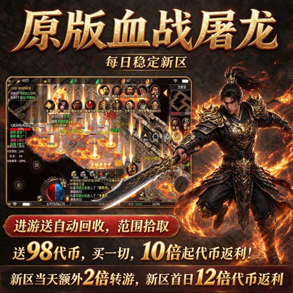 血战屠龙四职业攻速版本传奇手游送顶赞送路费内部折扣号高爆高返