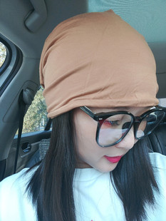 化疗后女士帽术后光头帽女款四季中老年棉睡帽月子帽大头围堆堆帽