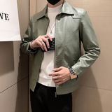2024秋季新款皮衣韩版修身机车服pu皮夹克301A-1/JK15/P100控138，男装夹克，星座301A-1