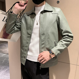 2024秋季新款皮衣韩版修身机车服pu皮夹克301A-1/JK15/P100控138，男装夹克，星座301A-1