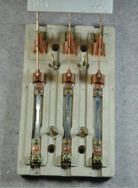 【厂家现货】KH2老式黑色闸刀瓷底3X100A半铜半铁 闸刀开关