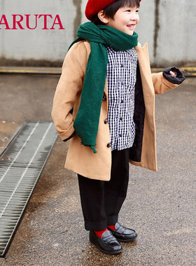 Haruta新款日本进口小码学生男女鞋4814黑色学院风JK制服鞋乐福鞋