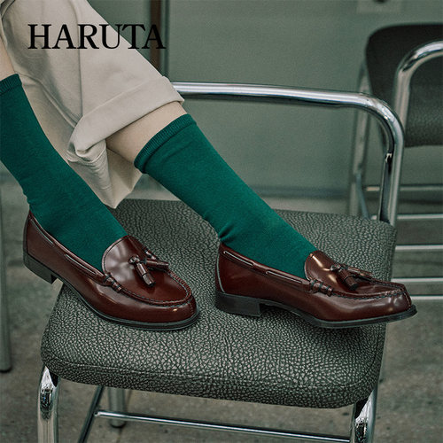 jk流苏学生百搭休闲风乐福鞋