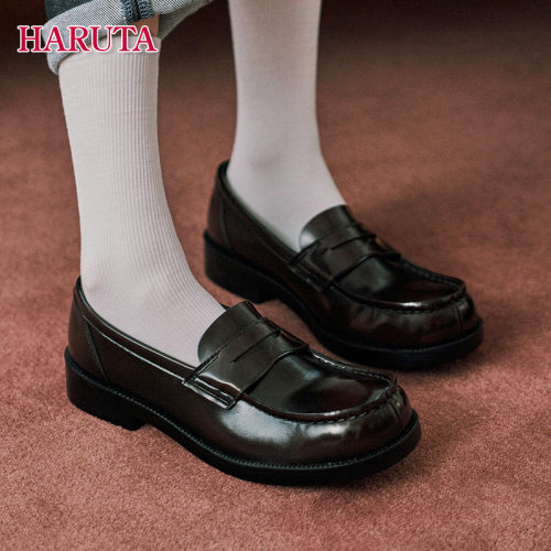 HARUTA日本进口4900乐福鞋休闲鞋