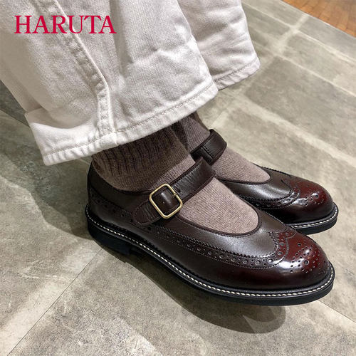 jk学生法式复古玛丽珍平底鞋子