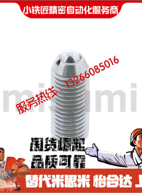 球头柱塞BPJL BPSL BSJL BPWL3 4 5 6 8 10 12 16定位弹簧顶丝