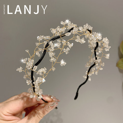 森系气质百搭外出波浪发箍