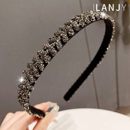 2024韩版东大门细款矿钻发箍