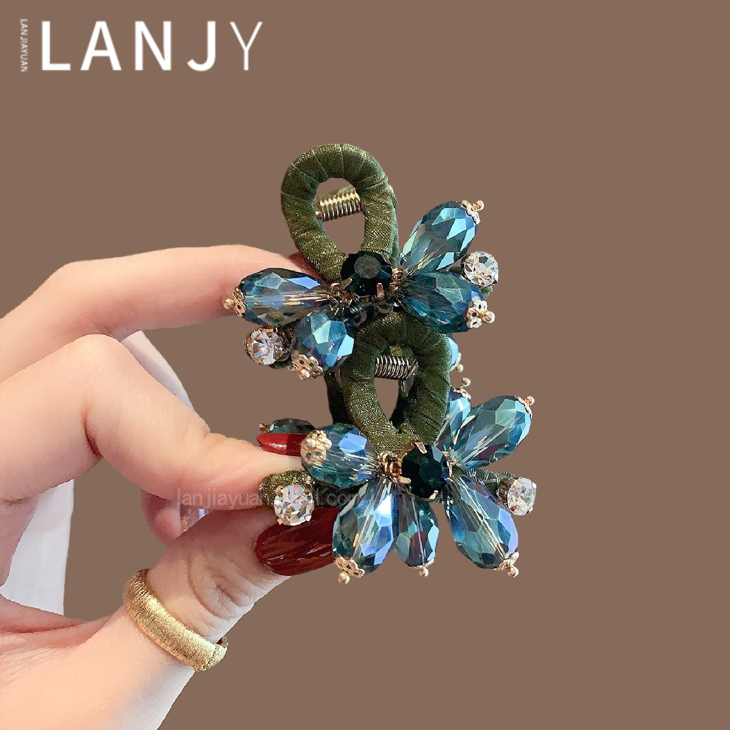 韩国精致闪钻小抓夹女2025年气质后脑勺半扎发发夹轻奢百搭鲨鱼夹,饰品/流行首饰/时尚饰品新,发饰,淘宝优惠券,粉丝福利购,淘宝优惠卷