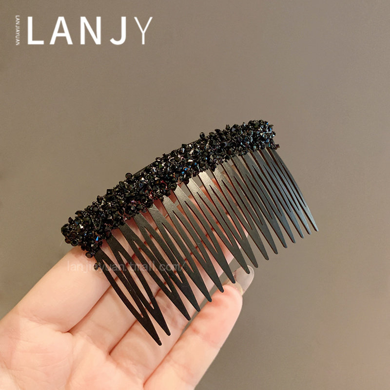 韩国新款碎钻带齿发梳