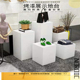 方形异形烤漆加高个性 地台直播舞台婚纱模特橱窗流水展示t台底座