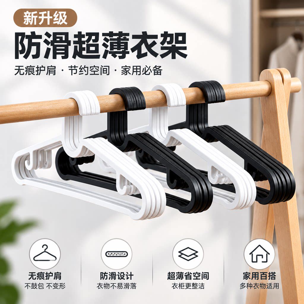 衣架家用衣撑撑子晾衣服架