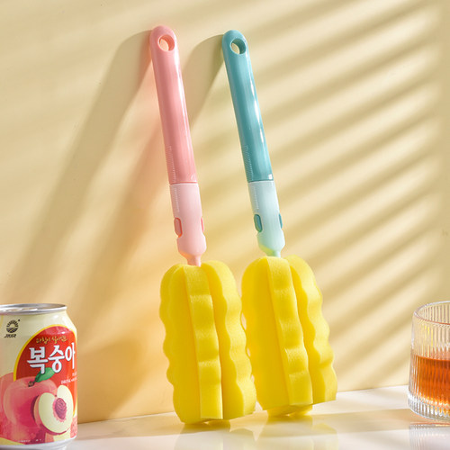 长柄洗杯刷杯子玻璃杯清洁海绵刷