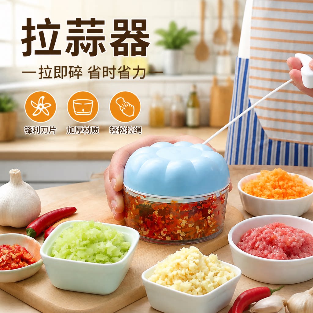 捣蒜泥神器搅碎机打绞蒜器压蒜蓉