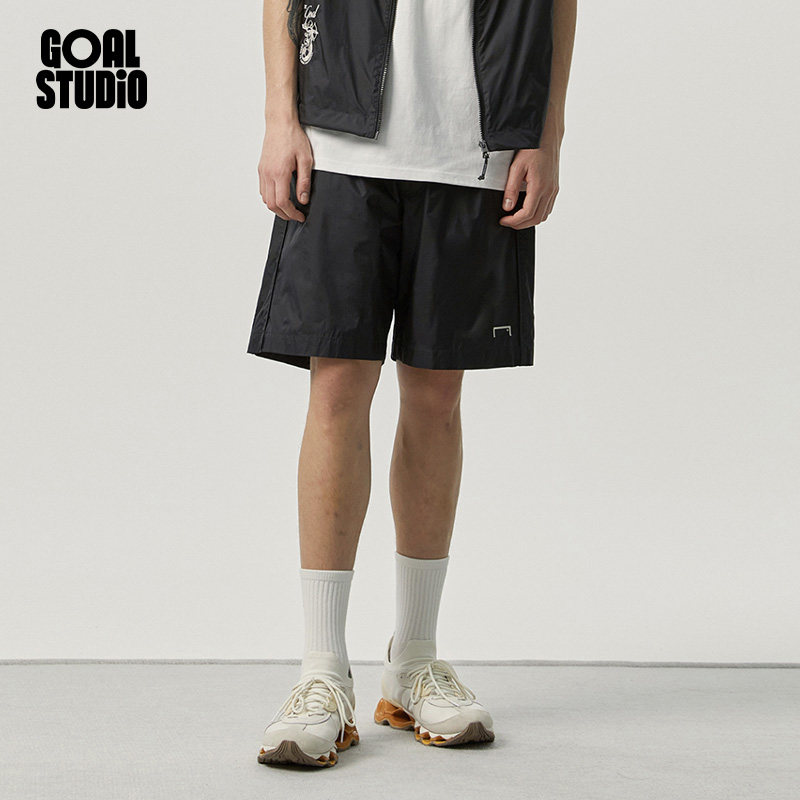 GOALSTUDIO新款运动短裤男女同款夏季透气跑步纯色休闲网纱裤,运动服/休闲服装,运动中长裤／短裤,淘宝优惠券,粉丝福利购,淘宝优惠卷