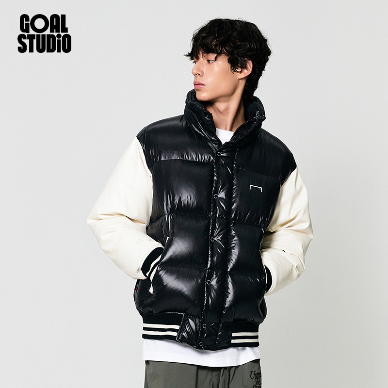 2024超级足球加厚斜纹羽绒服