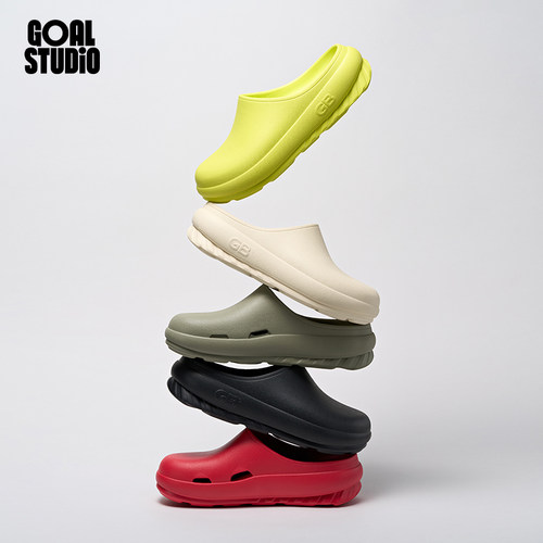 GOALSTUDIO GB 247平衡穆勒拖鞋夏季外穿防水男女舒适包头鞋2025
