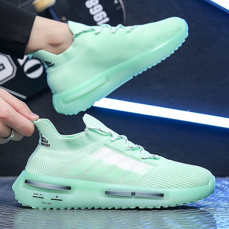 新款男鞋时尚运动鞋2024果冻底男士运动鞋休闲鞋运动跑步鞋子