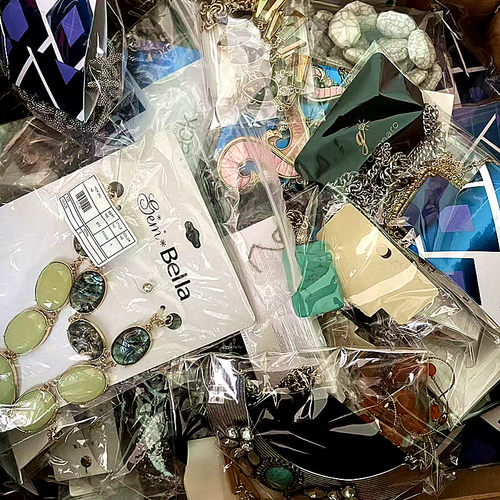 混搭镀金女称斤项链耳饰
