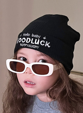 儿童赫本风帽子秋冬韩系ins男孩潮新款时尚女童走秀街舞嘻哈包头5