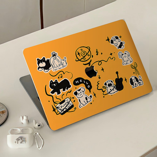 苹果电脑壳简约可爱保护壳