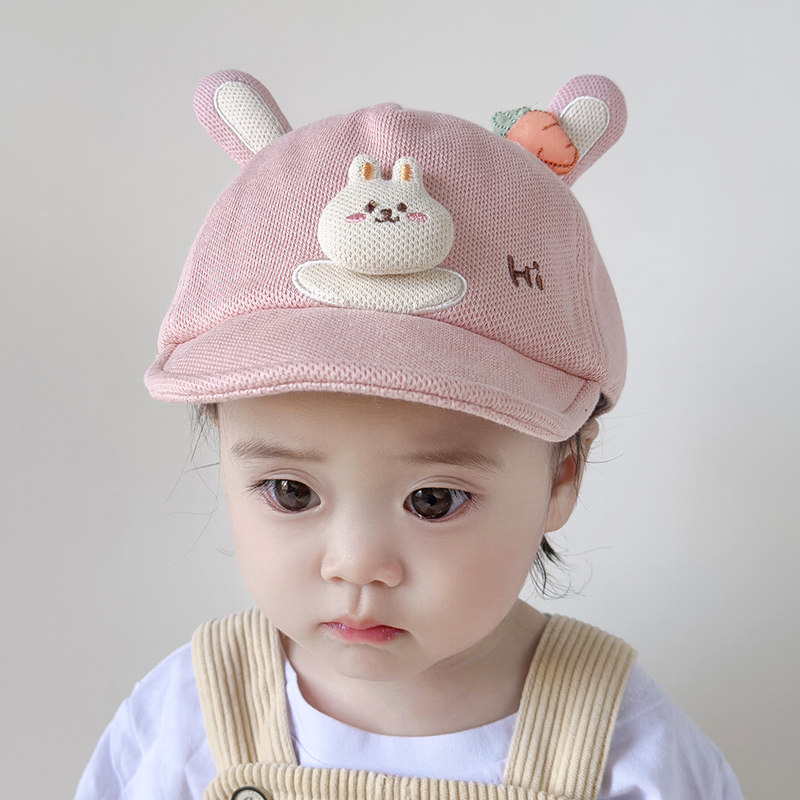 婴儿帽子秋冬新款婴幼儿女宝宝小兔鸭舌帽可爱超萌冬季女童棒球帽,童装/婴儿装/亲子装,帽子,淘宝优惠券,粉丝福利购,淘宝优惠卷