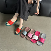 泰国进口拖鞋 女超美配色外穿浴室凉拖防滑耐磨居家男女一字拖平底