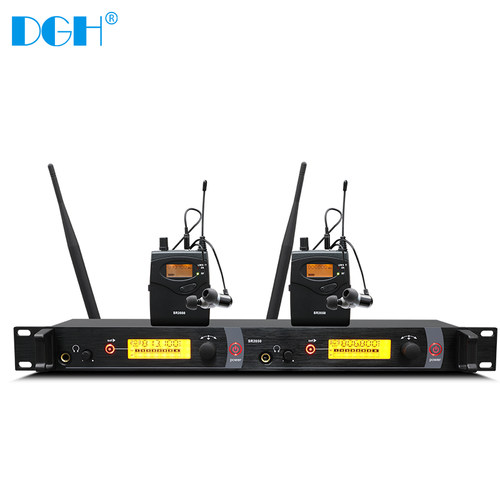 DGH SR2050专业舞台无线监听耳返送 入耳式耳机系统歌手乐队演出