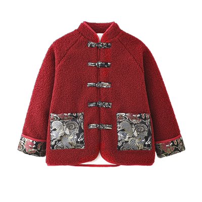 男童拜年服冬季2024新款