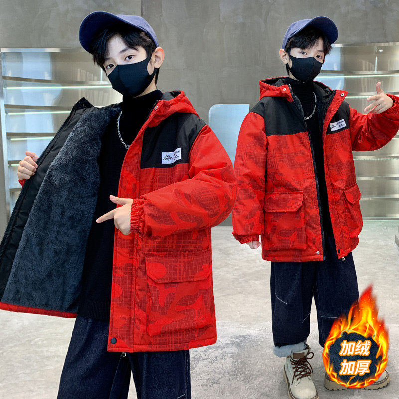 男童外套秋冬款2025新款儿童装男孩中大童冬季加绒加厚迷彩派克服,童装/婴儿装/亲子装,普通外套,淘宝优惠券,粉丝福利购,淘宝优惠卷