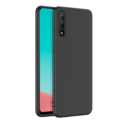 vivo磨砂黑色保护套创意风手机壳