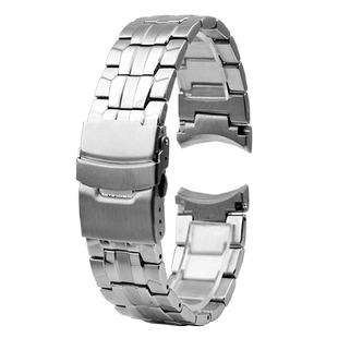 适配卡西欧EF-550D钢带 EDIFICE系列5051 EF-524D男 不锈钢手表带