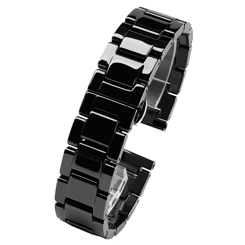 适用华为手表GT3表带智能GT2Pro WATCH3陶瓷手表带女白色表链20mm