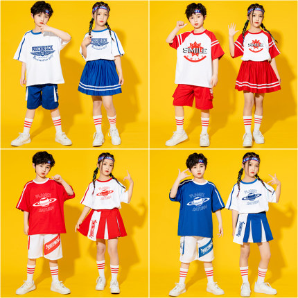 六一儿童演出服运动会拉拉队幼儿舞蹈服小学生团体啦啦操演出服装