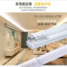 佛山照明LED T8灯管30W4000k中性光自然光暖白光一体化灯改造光源