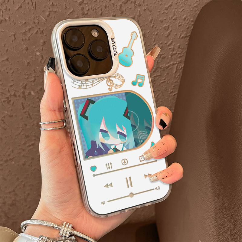 初音未来彩银适用小米手机壳