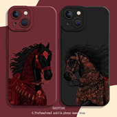 11se 黑马适用华为nova15手机壳mate80Promax图案pura70国潮60 50本命年40Pro马年30e男p新年14红色13套12