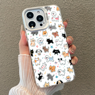 像素猫狗适用iqoo15手机壳z11turbo男neo10pro高级12女9s套neo8pro爱酷7可爱6v一加13t超薄3潮1+ace5/2/vivo