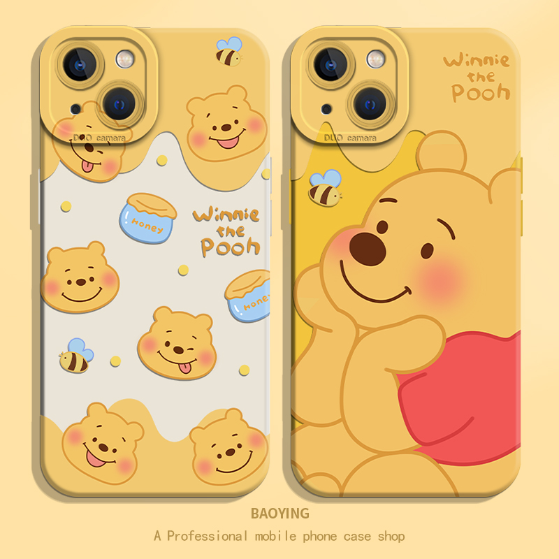 维尼熊猫眼适用小米手机壳