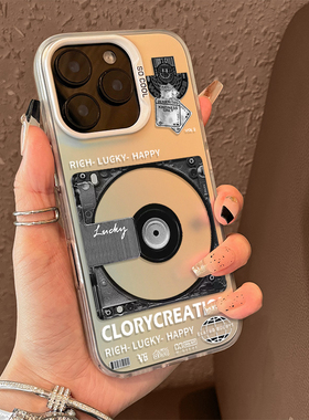 CD唱片适用华为pura80手机壳nova15/14高级mate70小众50/40Pro+创意30e男p潮13ultra套12彩银11se硬10女9/8/7