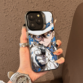 x男xr帅xs保护15air套8plus 怪盗基德手机壳适用苹果17名侦探iphone16promax柯南ip14 13动漫12mini 11高级7