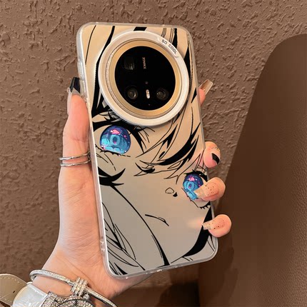 线稿初音未来适用华为mate70Pro+手机壳动漫二次元男生mete60魅特mata40por系列m30e专用mt保护套huawei外壳