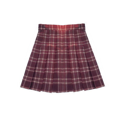 帛代妮短款百褶裙韩版A字版型